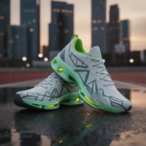 The "Alpine Neon" Edition Model: Ghost White & Lime Green