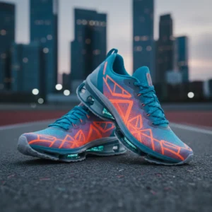 The "Electric Sunset" Edition Model: Azure Blue & Neon Orange