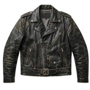 Premium Asymmetric Leather Biker Jacket — Fully Customizable