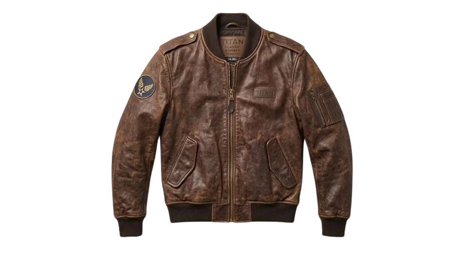 Custom Vintage Aviator Bomber Jacket — OEM & Private Label