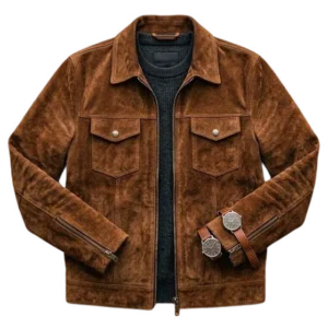 Custom Distressed Leather Biker Jacket — OEM & Private Label