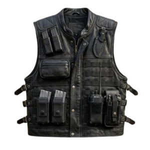 Custom Utility Vest (Tactical Leather Vest)